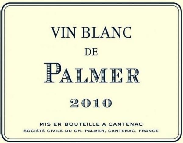 Rượu vang trằng Chateau Palmer Vin Blanc de Palmer 2010