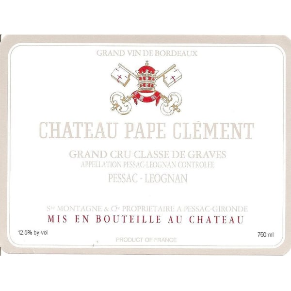 Rượu vang đỏ Chateau Pape Clement 1990