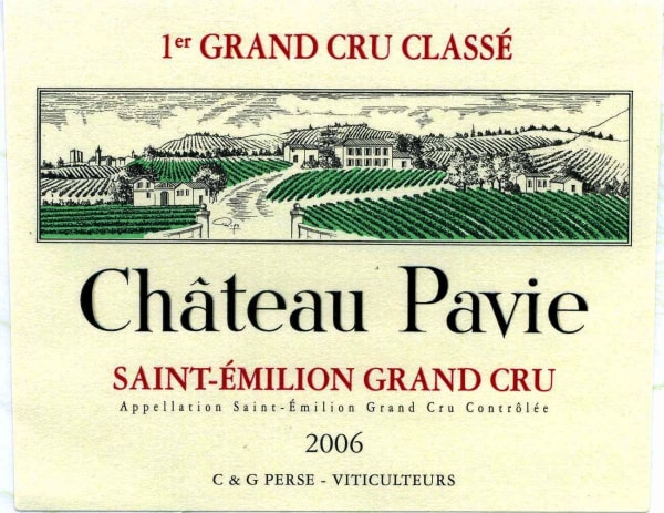 Rượu vang đỏ Chateau Pavie (chai Magnum 1,5 lít) 2006