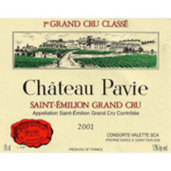 Rượu vang đỏ Chateau Pavie 2001