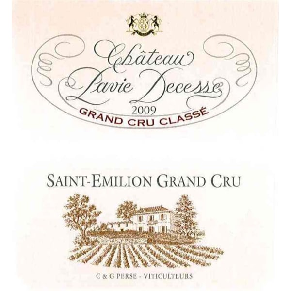 Rượu vang đỏ Chateau Pavie Decesse 2009