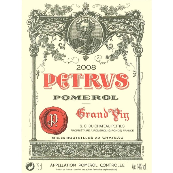 Rượu vang đỏ Chateau Petrus 2008