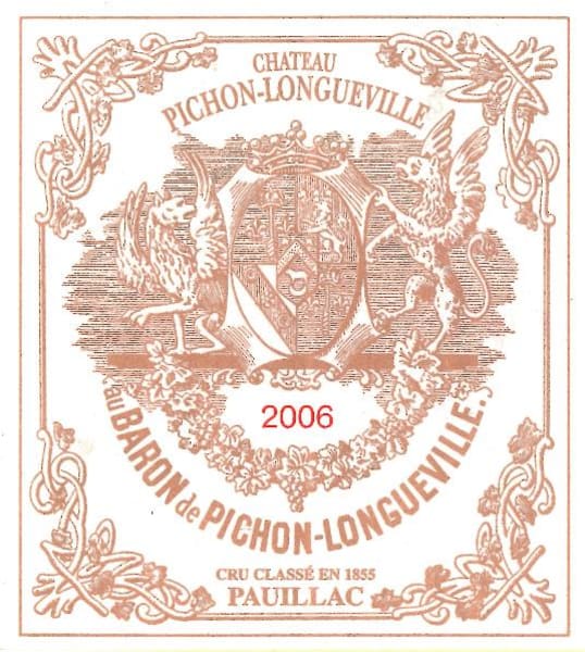 Rượu vang đỏ Chateau Pichon-Longueville Baron (chai Magnum 1,5 lít) 2006
