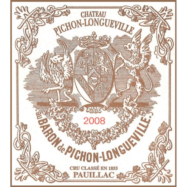 Rượu vang đỏ Chateau Pichon-Longueville Baron 2008