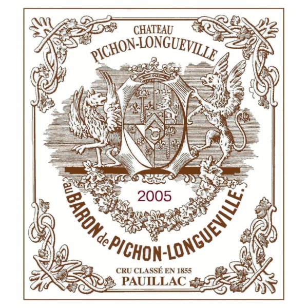 Rượu vang đỏ Chateau Pichon-Longueville Baron (chai 3 lít) 2005