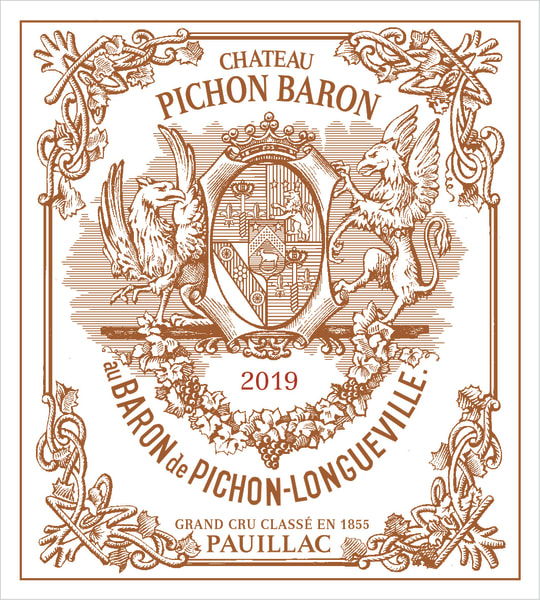 Rượu vang đỏ Chateau Pichon-Longueville Baron (6 Bottles in OWC) 2019