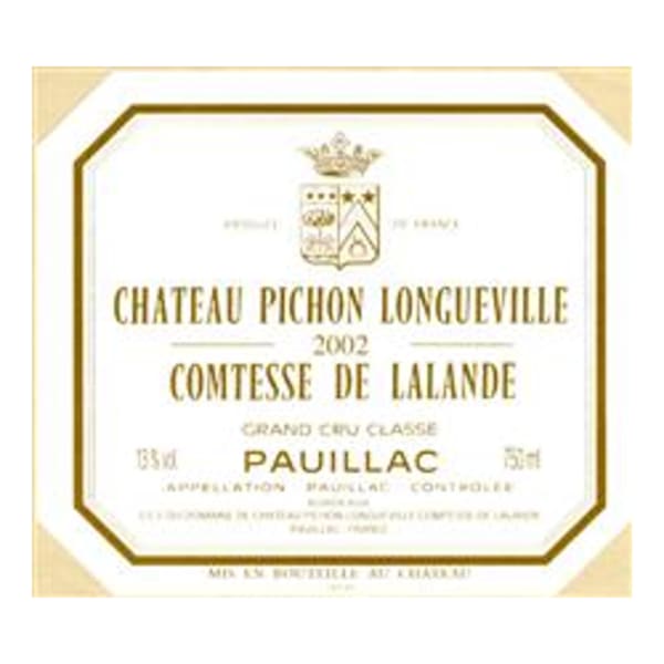 Rượu vang đỏ Chateau Pichon Longueville Comtesse de Lalande (chai Magnum 1,5 lít) 2002