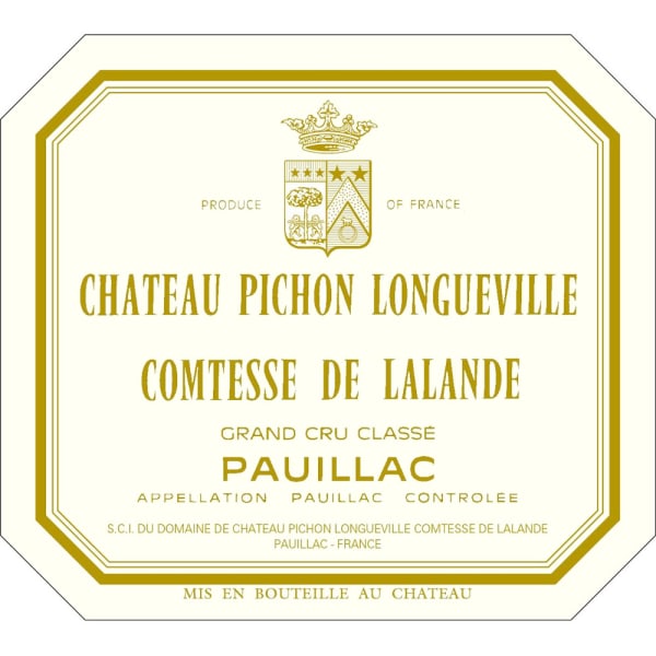 Rượu vang đỏ Chateau Pichon Longueville Comtesse de Lalande 2015