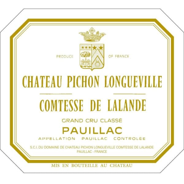 Rượu vang đỏ Chateau Pichon Longueville Comtesse de Lalande 2016