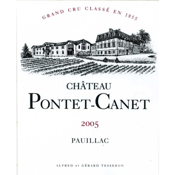 Rượu vang đỏ Chateau Pontet-Canet (chai Magnum 1,5 lít) 2005