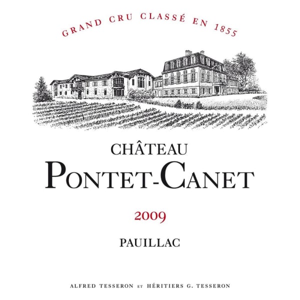 Rượu vang đỏ Chateau Pontet-Canet (chai Magnum 1,5 lít) 2009