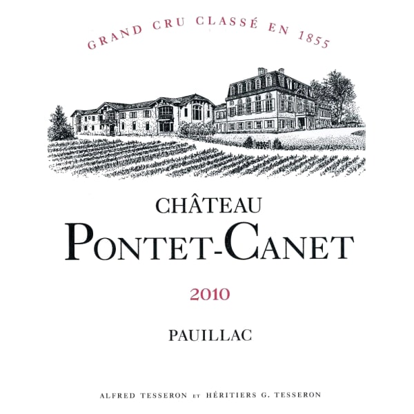 Rượu vang đỏ Chateau Pontet-Canet (chai Magnum 1,5 lít) 2010