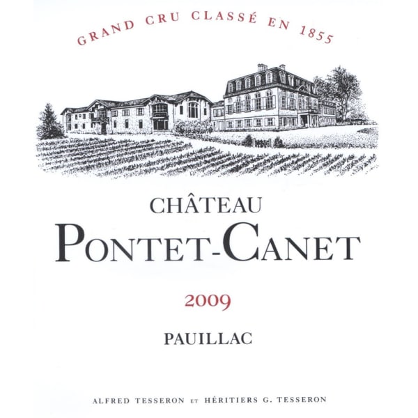 Rượu vang đỏ Chateau Pontet-Canet 2009