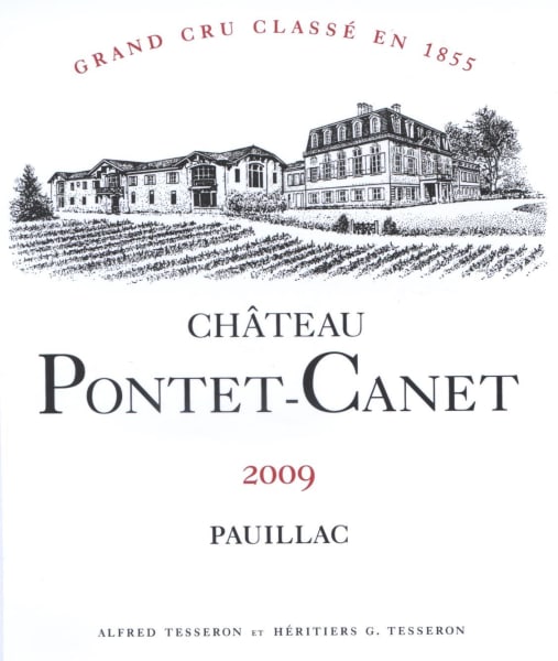 Rượu vang đỏ Chateau Pontet-Canet (No Capsule) 2009