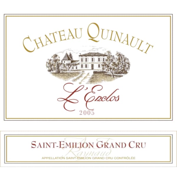 Rượu vang đỏ Chateau Quinault l'Enclos (chai 3 lít) 2005