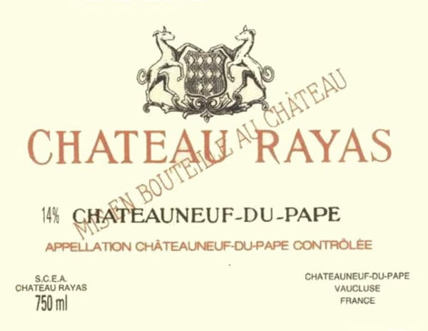 Rượu vang đỏ Chateau Rayas Chateaneuf-du-Pape Reserve 2003