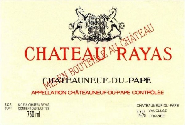 Rượu vang đỏ Chateau Rayas Chateaneuf-du-Pape Reserve 2009