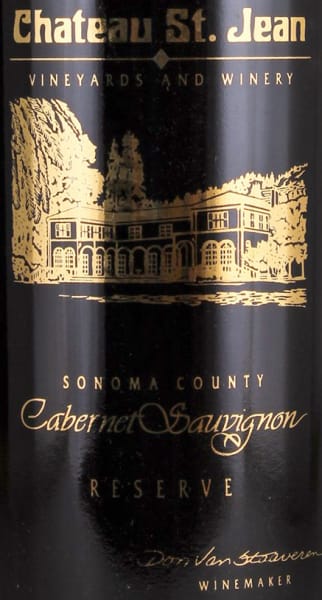 Rượu vang đỏ Chateau St. Jean Cabernet Sauvignon Reserve (3 Liter - OWC) 1991