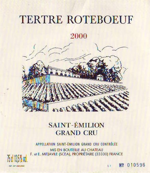 Rượu vang đỏ Chateau Tertre Roteboeuf 2000