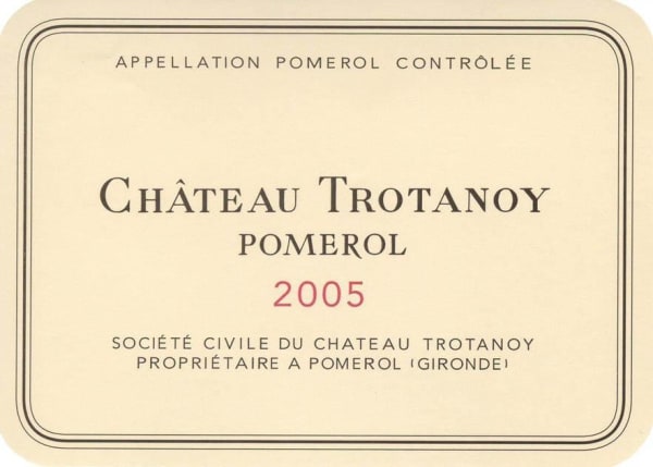Rượu vang đỏ Chateau Trotanoy (chai Magnum 1,5 lít) 2005