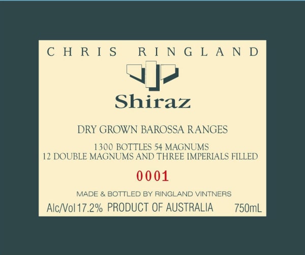 Rượu vang đỏ Chris Ringland Shiraz 1999