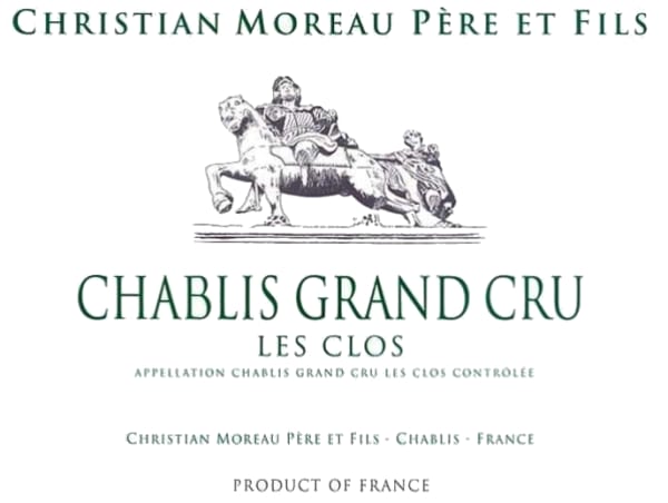Rượu vang trằng Christian Moreau Chablis Les Clos Grand Cru 2017
