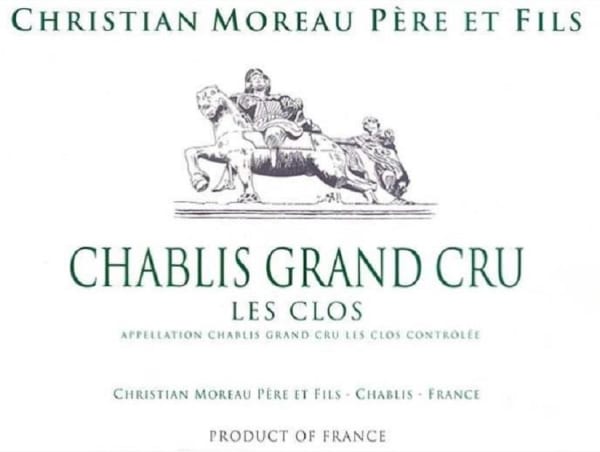 Rượu vang trằng Christian Moreau Chablis Les Clos Grand Cru 2021