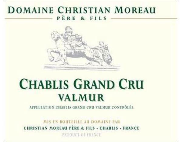 Rượu vang trằng Christian Moreau Chablis Valmur Grand Cru 2018