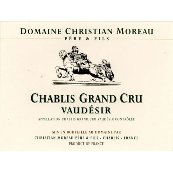 Rượu vang trằng Christian Moreau Chablis Vaudesir Grand Cru 2013
