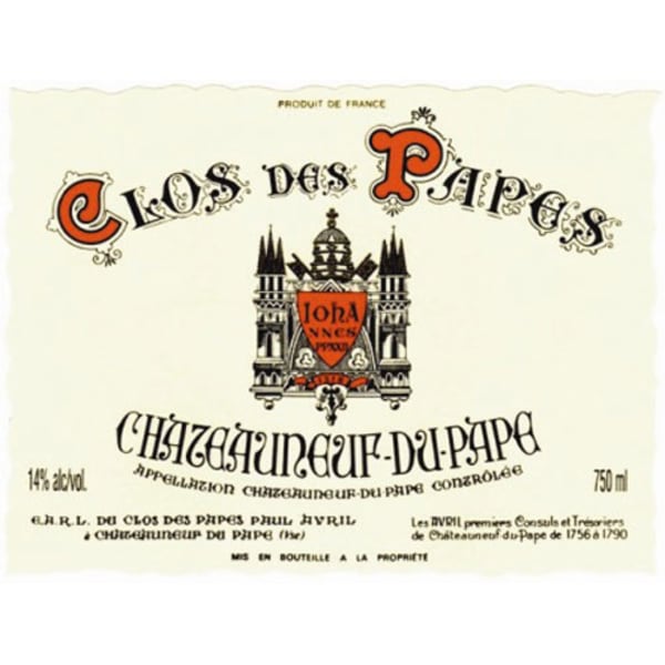 Rượu vang đỏ Clos des Papes Chateauneuf-du-Pape (1.5 Liter Magnum - torn label) 2009
