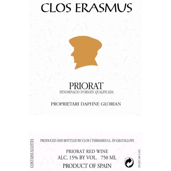 Rượu vang đỏ Clos i Terrasses Clos Erasmus 2005