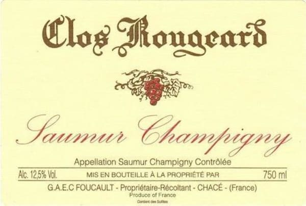 Rượu vang đỏ Clos Rougeard Saumur-Champigny Le Clos 2011