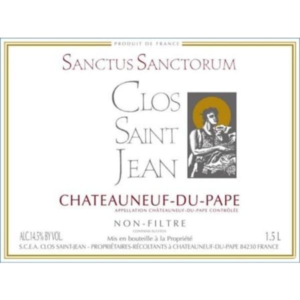 Rượu vang đỏ Clos Saint Jean Sanctus Sanctorum (chai Magnum 1,5 lít) 2009