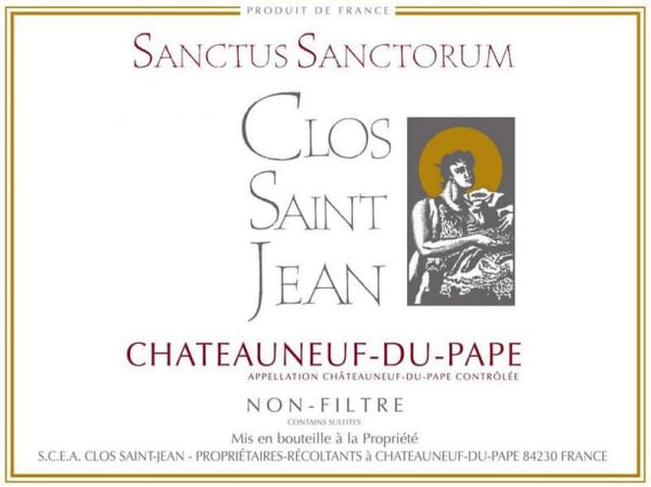 Rượu vang đỏ Clos Saint Jean Sanctus Sanctorum (chai Magnum 1,5 lít) 2016