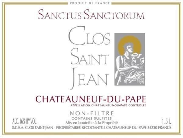 Rượu vang đỏ Clos Saint Jean Sanctus Sanctorum (chai Magnum 1,5 lít) 2020