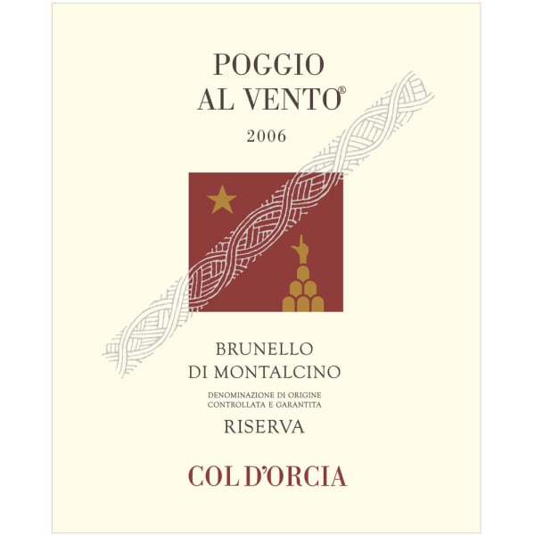 Rượu vang đỏ Col d'Orcia Poggio al Vento Brunello di Montalcino Riserva (1.5 Liter) 2006