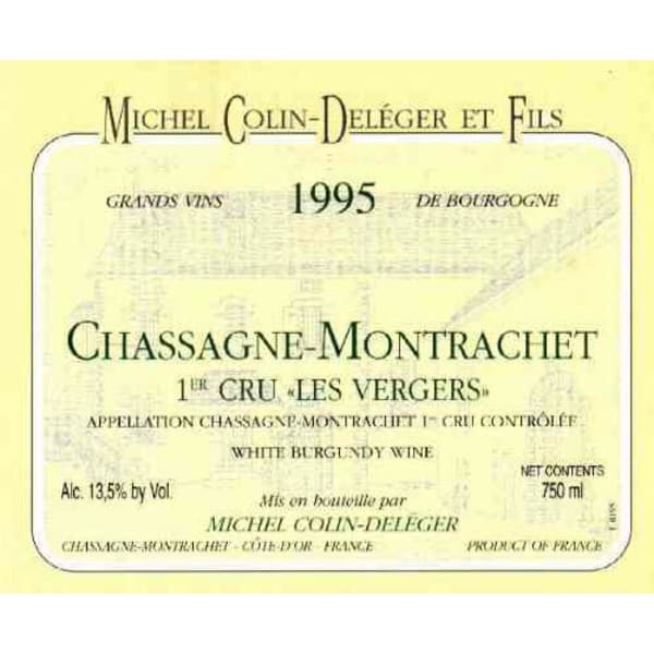 Rượu vang trằng Colin-Deleger Chassagne Montrachet Les Vergers Premier Cru 1995