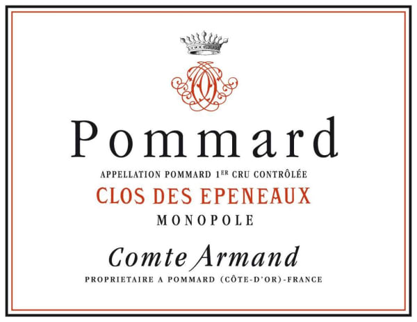 Rượu vang đỏ Comte Armand Pommard Clos des Epeneaux Premier Cru Monopole 2021