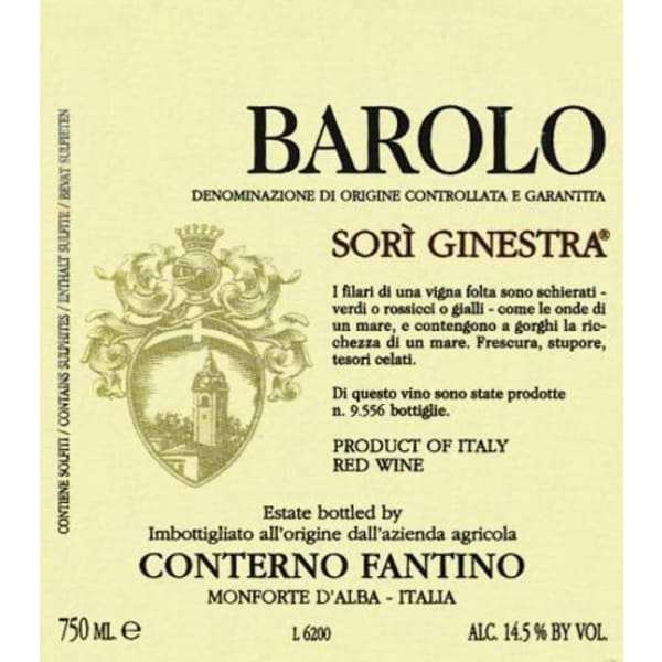 Rượu vang đỏ Conterno Fantino Barolo Sori Ginestra(chai Magnum 1,5 lít) 2004