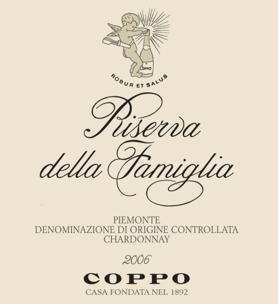 Rượu vang trằng Coppo Piemonte della Famiglia Riserva Chardonnay 2006
