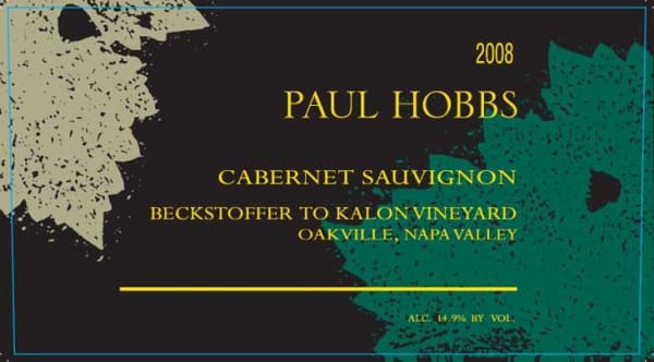 Rượu vang đỏ Crossbarn Beckstoffer To Kalon Vineyard Cabernet Sauvignon 2008