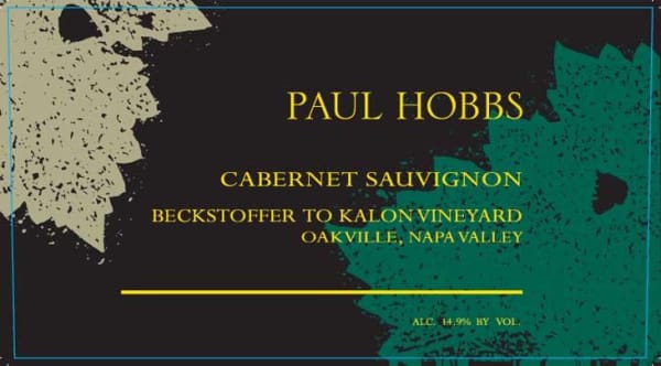 Rượu vang đỏ Crossbarn Beckstoffer To Kalon Vineyard Cabernet Sauvignon 2010