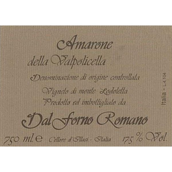 Rượu vang đỏ Dal Forno Romano Amarone della Valpolicella 2006