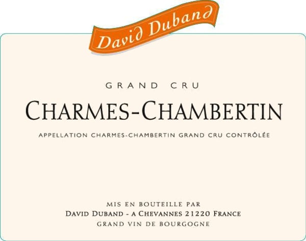 Rượu vang đỏ David Duband Charmes-Chambertin Grand Cru 2010