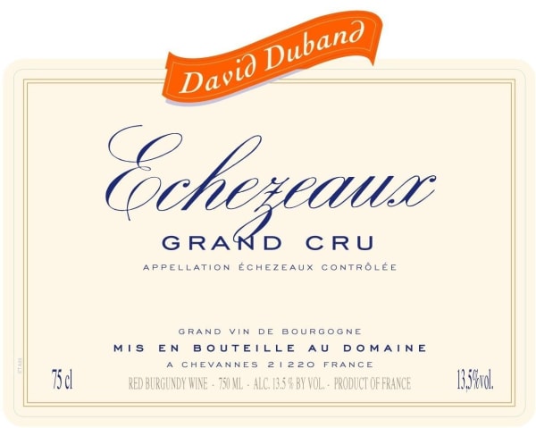 Rượu vang đỏ David Duband Echezeaux 2013