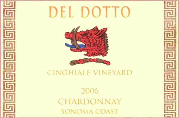 Rượu vang trằng Del Dotto Cinghiale Vineyard Chardonnay 2006
