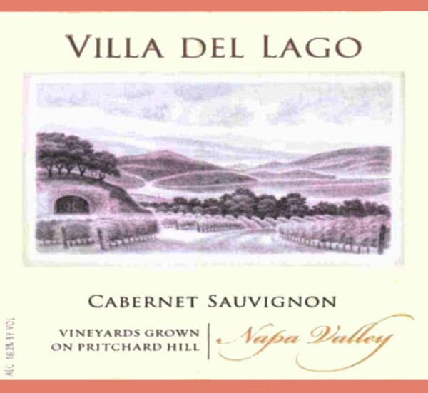 Rượu vang đỏ Del Dotto Villa del Lago Pritchard Hill Cabernet Sauvignon 2012