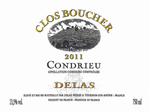 Rượu vang trằng Delas Condrieu Clos Boucher 2011
