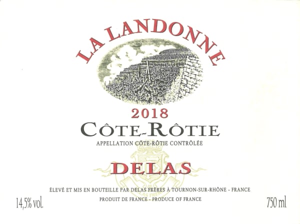 Rượu vang đỏ Delas Cote Rotie La Landonne 2018