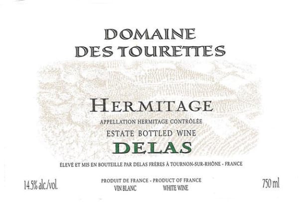 Rượu vang trằng Delas Domaine des Tourettes Hermitage Blanc 2020